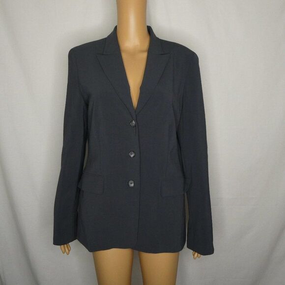 Elie Tahari Wool Blend 3 Button Blazer Jacket 10 - Picture 1 of 12